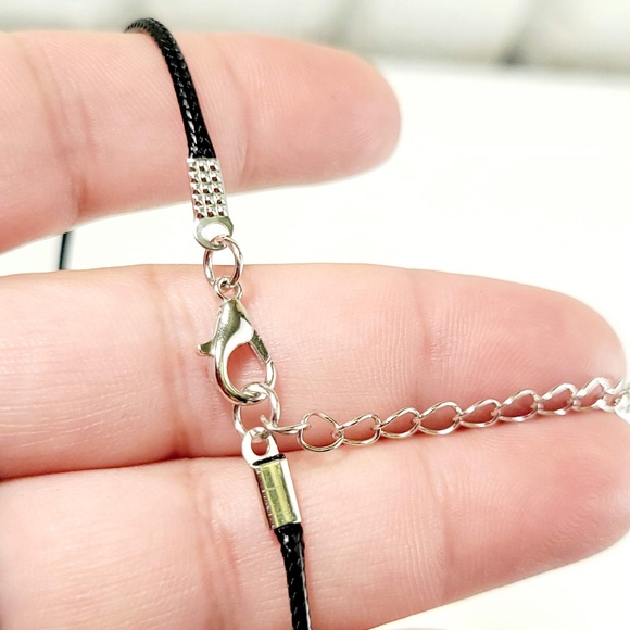 Don't Wait Wood Vertical Pendant Necklace - Picture 8 of 10